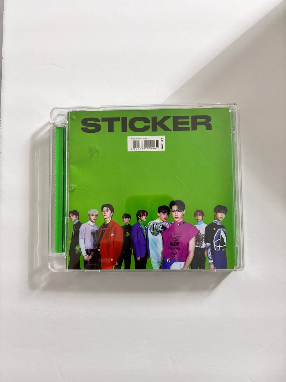 STICKER NCT 127 Green K-pop Album CD